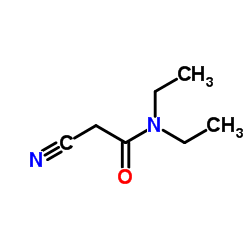 N,N-二乙基氰乙酰胺结构式