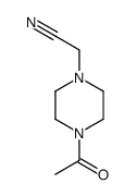 1-Piperazineacetonitrile, 4-acetyl- (9CI)结构式