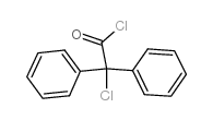 2-氯-2,2-二苯基乙酰氯结构式