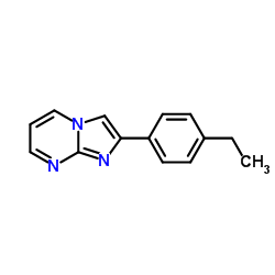 2-(4-Ethylphenyl)imidazo[1,2-a]pyrimidine结构式