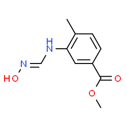 Benzoic acid, 3-[[(hydroxyamino)methylene]amino]-4-methyl-, methyl ester Structure