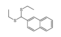 2-[bis(ethylsulfanyl)methyl]naphthalene结构式