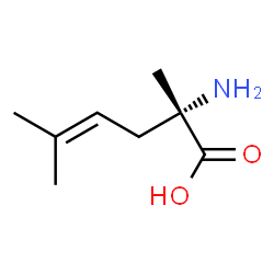 4-Hexenoicacid,2-amino-2,5-dimethyl-,(2S)-(9CI)结构式