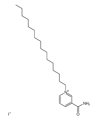 N-hexadecyl-3-(aminocarbonyl)pyridinium iodide Structure