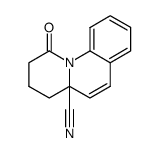 1,2,3,4-Tetrahydro-1-oxo-4aH-benzo[c]quinolizine-4a-carbonitrile structure