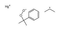 2-phenylpropan-2-ylperoxy(propan-2-yl)mercury Structure