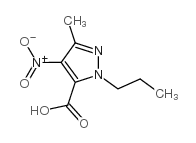 3-METHYL-4-NITRO-1-PROPYL-1H-PYRAZOLE-5-CARBOXYLIC ACID structure