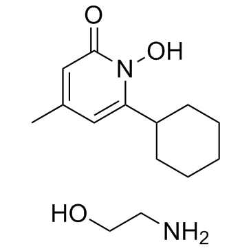 环吡酮胺结构式