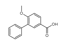 6-methoxy-biphenyl-3-carboxylic acid结构式