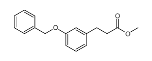 3-(3-benzyloxy-phenyl)-propionic acid methyl ester Structure