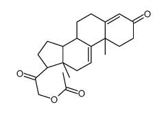 [2-[(8S,10S,13S,14S,17S)-10,13-dimethyl-3-oxo-1,2,6,7,8,12,14,15,16,17-decahydrocyclopenta[a]phenanthren-17-yl]-2-oxoethyl] acetate结构式