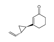 3-((1R,2S)-2-Vinyl-cyclopropyl)-cyclohex-2-enone Structure