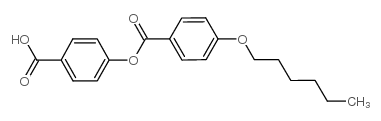 4-((4-(Hexyloxy)benzoyl)oxy)benzoic acid Structure