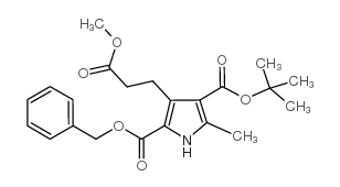 2-BENZYL 4-(TERT-BUTYL) 3-(3-METHOXY-3-OXOPROPYL)-5-METHYL-1H-PYRROLE-2,4-DICARBOXYLATE structure