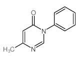 4(3H)-Pyrimidinone,6-methyl-3-phenyl-结构式