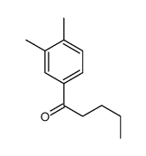 1-(3,4-dimethylphenyl)pentan-1-one结构式