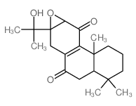 Phenanthro[3,2-b]oxirene-6,9-dione,1,2,3,4,4a,5,7,7a,8a,9b-decahydro-7a-(1-hydroxy-1-methylethyl)-4,4,9b-trimethyl-,(4aS,7aS,8aS,9bS)- picture