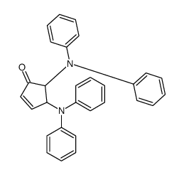 4,5-bis(N-phenylanilino)cyclopent-2-en-1-one结构式