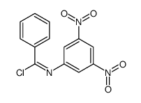 N-(3,5-dinitrophenyl)benzenecarboximidoyl chloride Structure