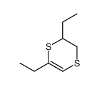 2,6-diethyl-2,3-dihydro-1,4-dithiine结构式