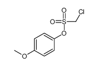 Chloromethanesulfonic acid 4-methoxyphenyl ester structure