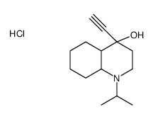 4-ethynyl-1-propan-2-yl-2,3,4a,5,6,7,8,8a-octahydroquinolin-4-ol,hydrochloride结构式