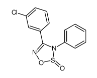 4-(3-chloro-phenyl)-3-phenyl-3H-[1,2,3,5]oxathiadiazole 2-oxide结构式