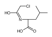 (2R)-2-[(2-chloroacetyl)amino]-4-methylpentanoic acid结构式