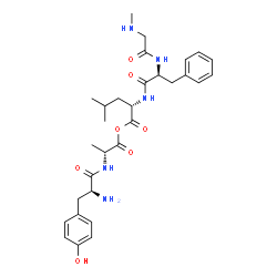 enkephalin-Leu, Ala(2)-Me-Phe(4)- Structure