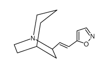 5-[2-(1-azabicyclo[3.2.2]nonan-7-yl)ethenyl]-1,2-oxazole Structure