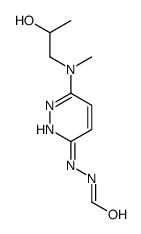 N-[[6-[2-hydroxypropyl(methyl)amino]pyridazin-3-yl]amino]formamide Structure