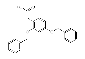 2-[2,4-双(苄氧基)苯基]乙酸结构式