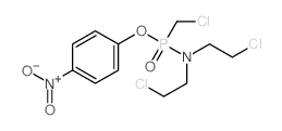 Phosphonamidic acid,N,N-bis(2-chloroethyl)-P-(chloromethyl)-, p-nitrophenyl ester (8CI)结构式