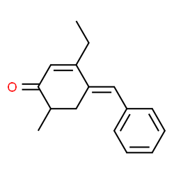 2-Cyclohexen-1-one,3-ethyl-6-methyl-4-(phenylmethylene)-(9CI) picture