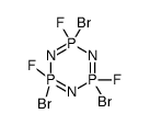 1,3,5,2,4,6-Triazatriphosphorine, 2,4,6-tribromo-2,4,6-trifluoro-2,2,4 ,4,6,6-hexahydro-结构式