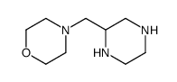 Morpholine, 4-(2-piperazinylmethyl)- (9CI) Structure