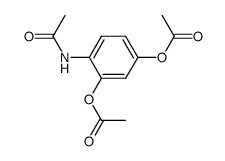 N,O,O-triacetyl-4-aminoresorcinol Structure