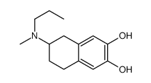 2-(N-methyl-N-(n-propyl)amino)-6,7-dihydroxytetralin结构式