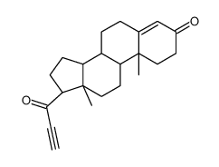 17 beta-(1-oxo-2-propynyl)androst-4-en-3-one结构式