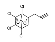 1,2,3,4-tetrachloro-7,7-dimethoxy-5-(2-propynyl)-bicyclo<2.2.1>hept-2-ene Structure