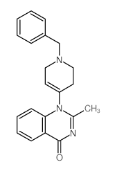 1-(1-benzyl-3,6-dihydro-2H-pyridin-4-yl)-2-methyl-quinazolin-4-one Structure