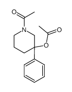 3-Acetoxy-1-acetyl-3-phenylpiperidin Structure