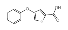 4-苯氧基-2-噻吩羧酸结构式