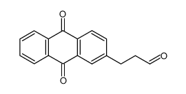 3-(9,10-dioxo-9,10-dihydroanthracen-2-yl)propanal结构式