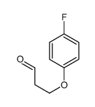 3-(4-fluorophenoxy)propionaldehyde Structure