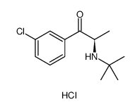 (R)-Bupropion Hydrochloride结构式