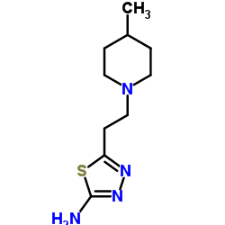 5-[2-(4-METHYL-PIPERIDIN-1-YL)-ETHYL]-[1,3,4]-THIADIAZOL-2-YLAMINE picture