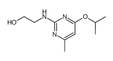 2-(4-isopropoxy-6-methyl-pyrimidin-2-ylamino)-ethanol Structure