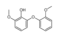 2-methoxy-6-(2-methoxyphenoxy)phenol结构式