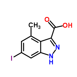 6-Iodo-4-methyl-1H-indazole-3-carboxylic acid picture